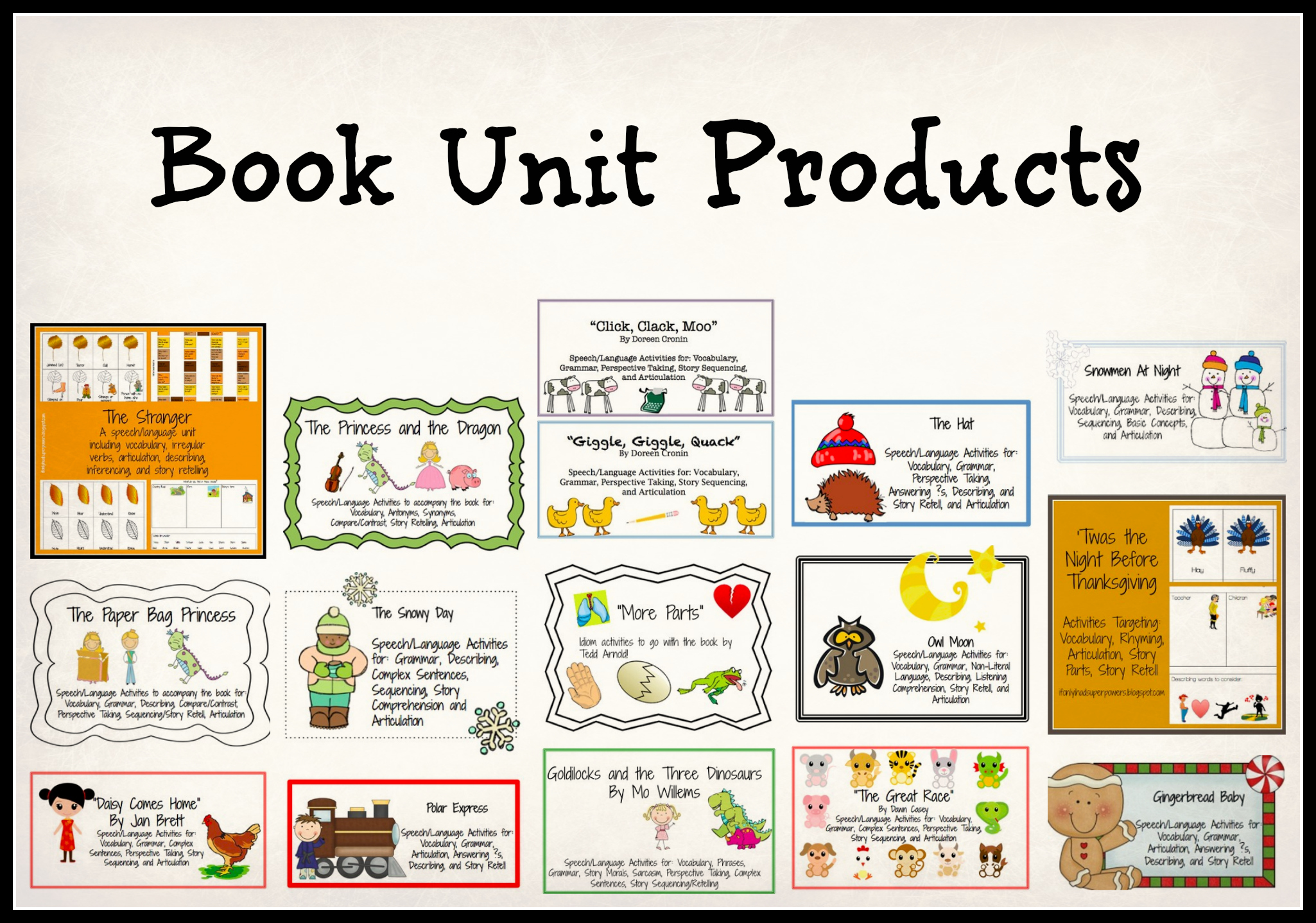 book unit Collage