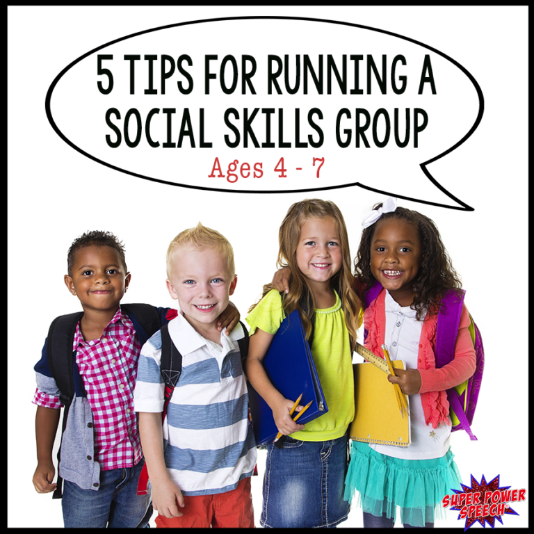 5 Tips for Running a Social Skills Group (ages 4-7)