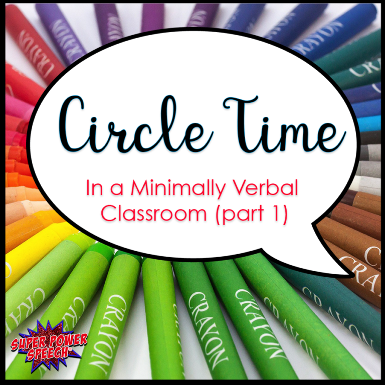 Circle Time in a Minimally Verbal Classroom #1