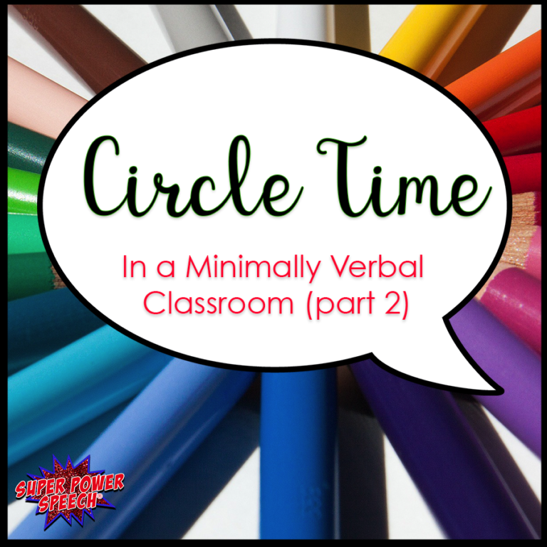 Circle Time in a Minimially Verbal Classroom #2