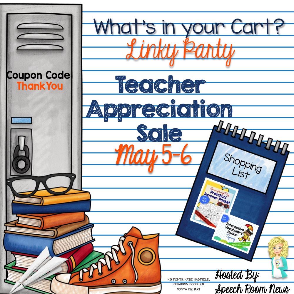 What’s in Your Cart? Teacher Appreciation Sale!