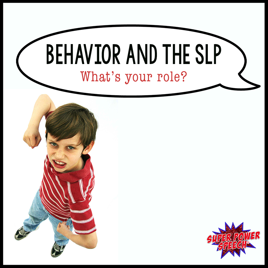 What is the role of the SLP for students with behavior disorders? Check out the ideas in this post. 