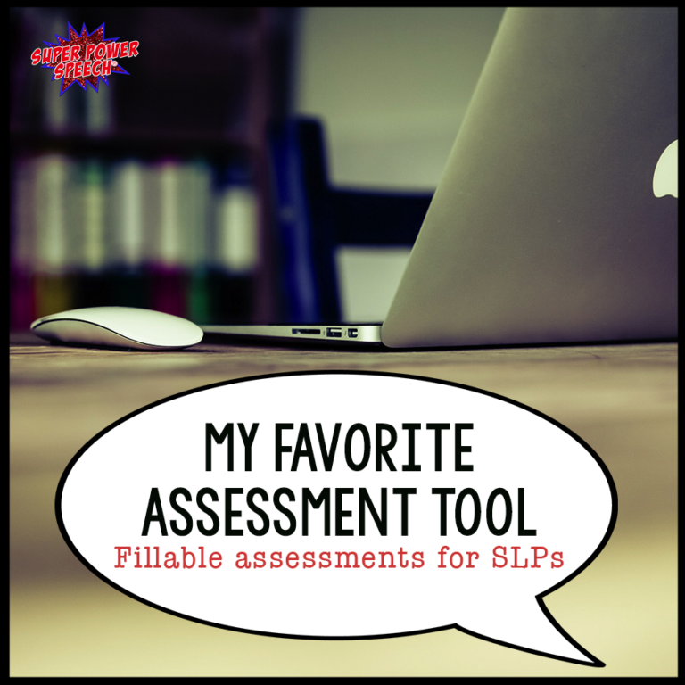 My Favorite Assessment Tool