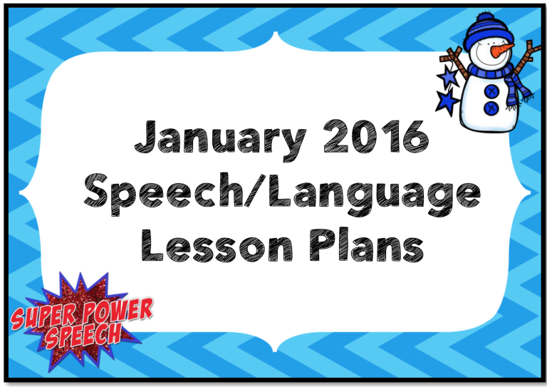 January 2016 Lesson Plans