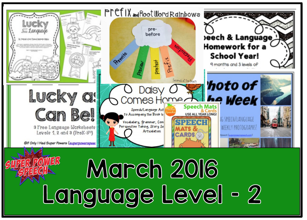 FREE March SLP Lesson Plans