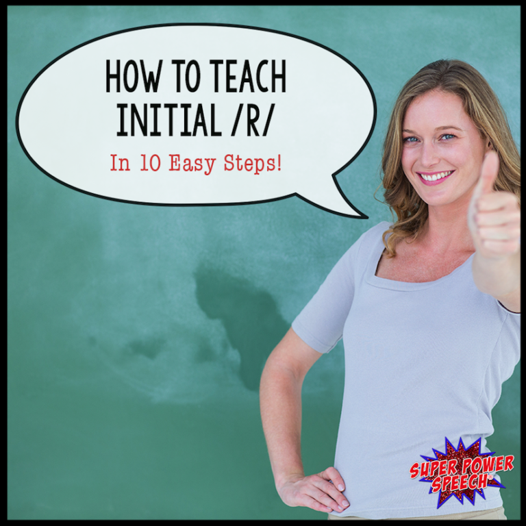 How to teach initial R in 10 easy steps!