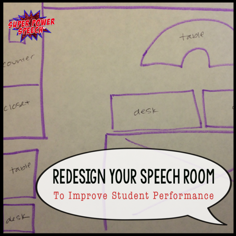 Redesign your speech room to improve student focus