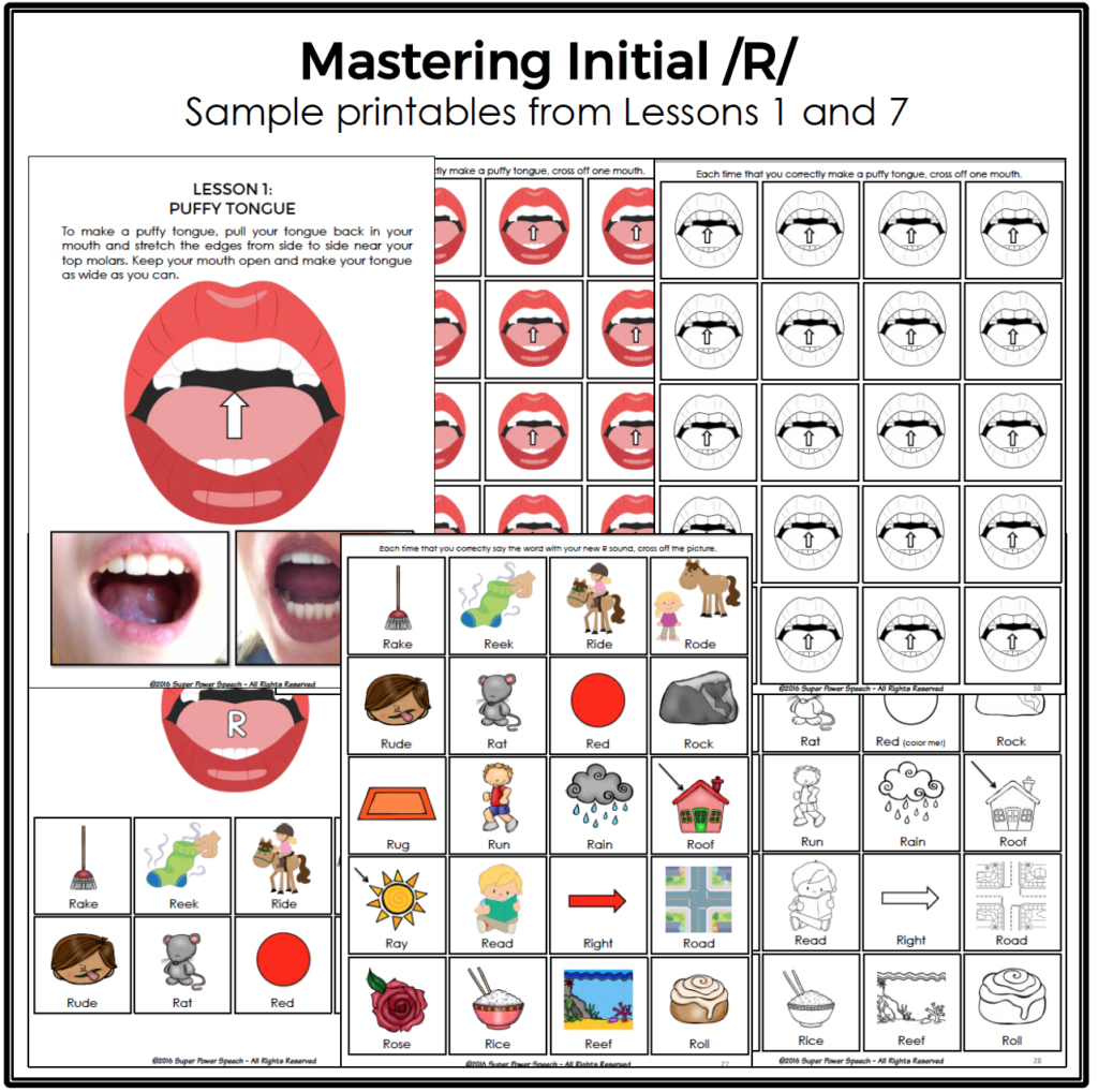 how to make r sound speech therapy