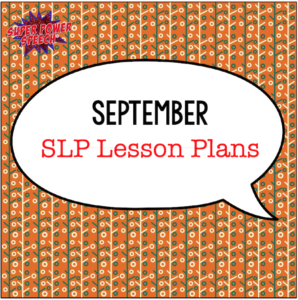 Free lesson plans for SLPs!! Don't miss out on this great way to organize and be prepared!