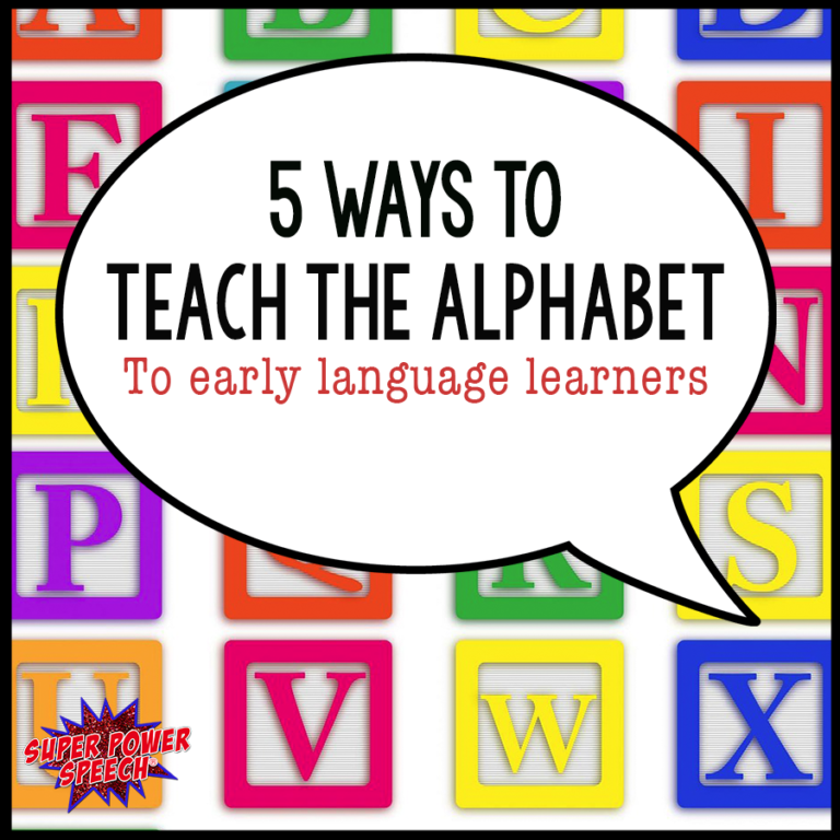 5 ways to teach the alphabet to early language learners