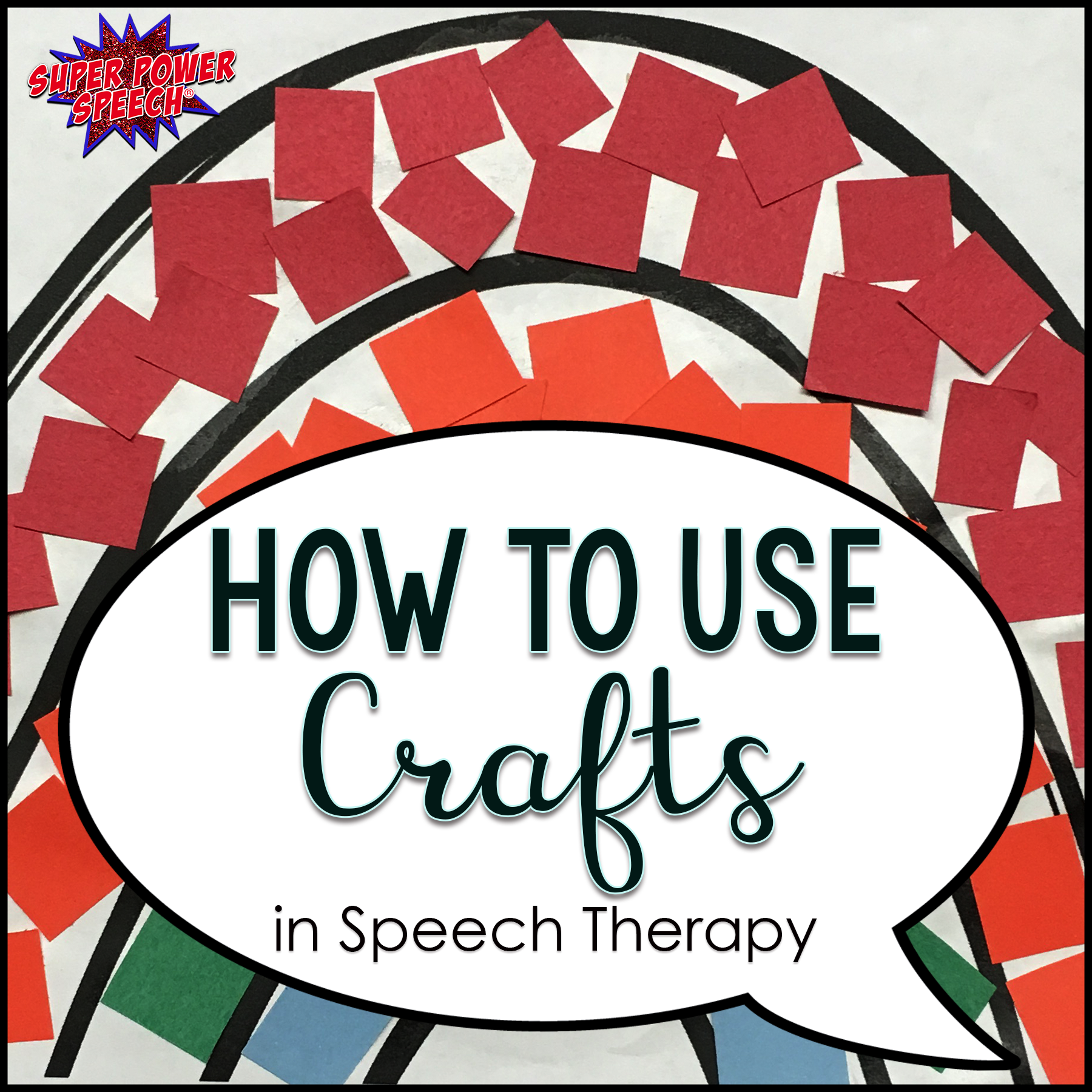 How to use crafts in speech therapy