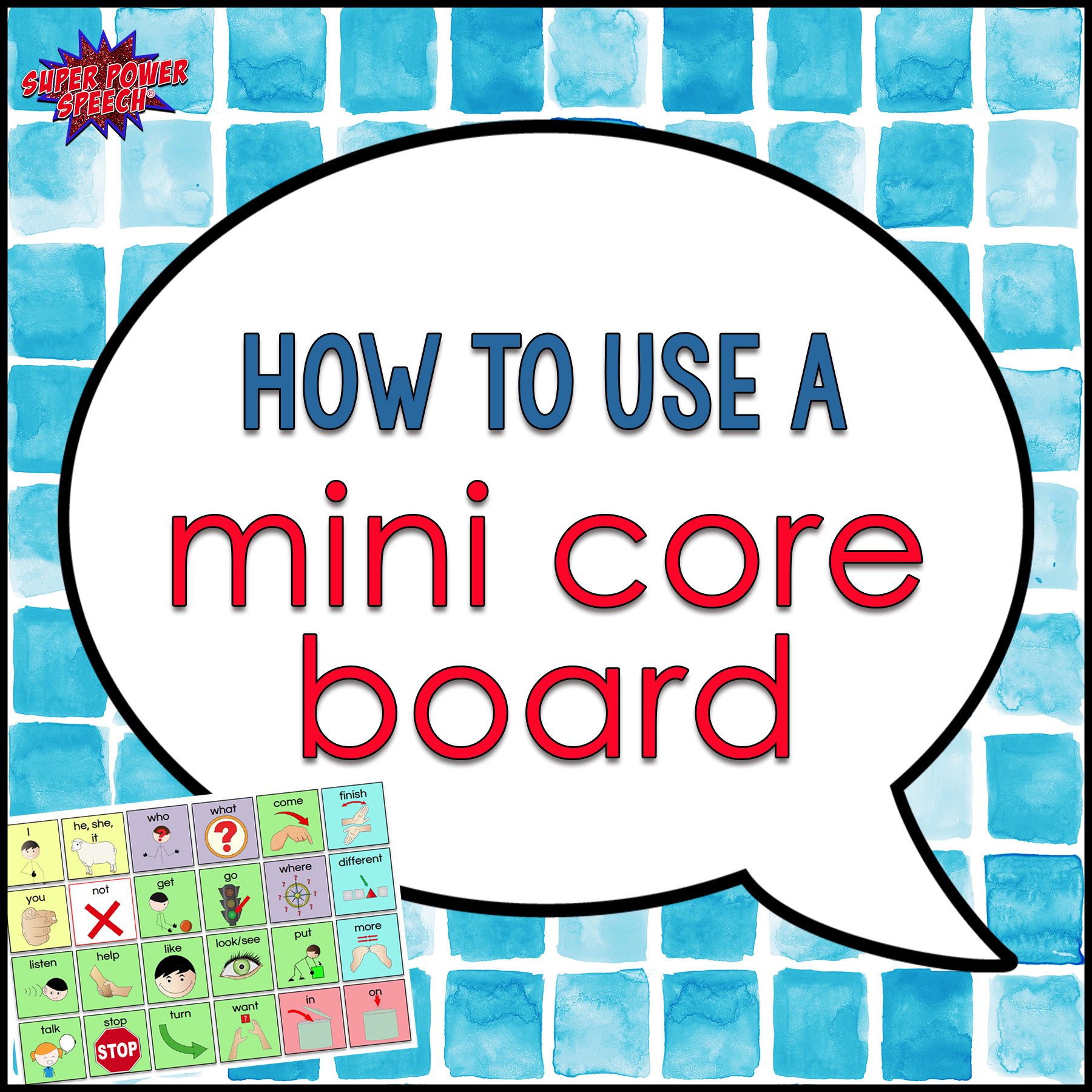 How to use a mini core board