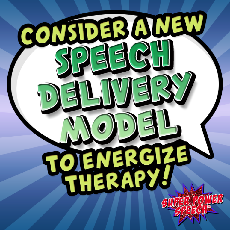 Consider a new speech deliverability model and energize your therapy!