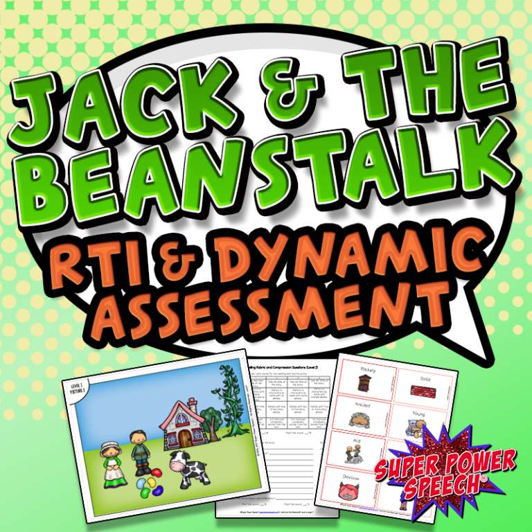 Jack & the Beanstalk (Dynamic Assessment & RTI)