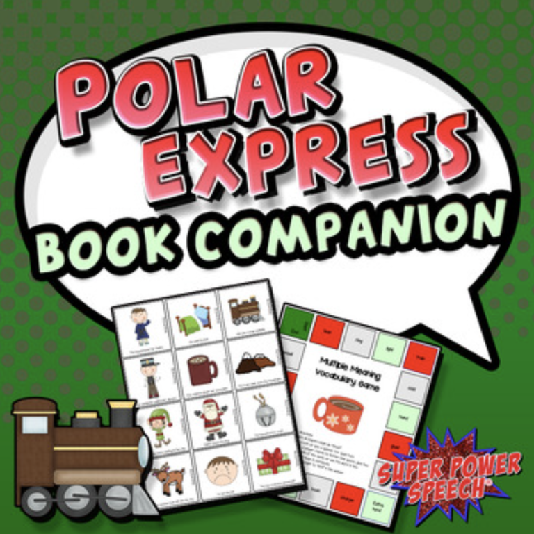 Polar Express (Speech Therapy Book Companion)