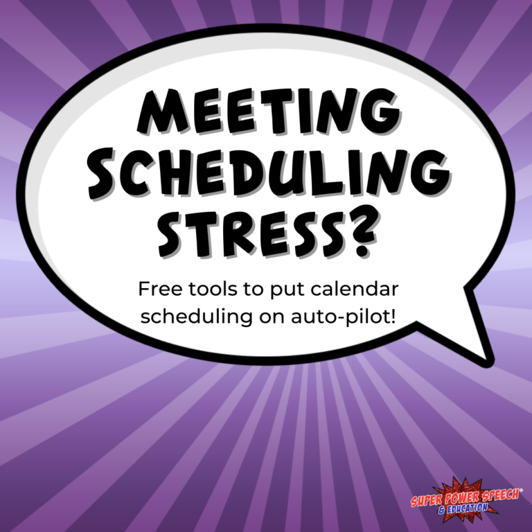 Meeting scheduling stress?